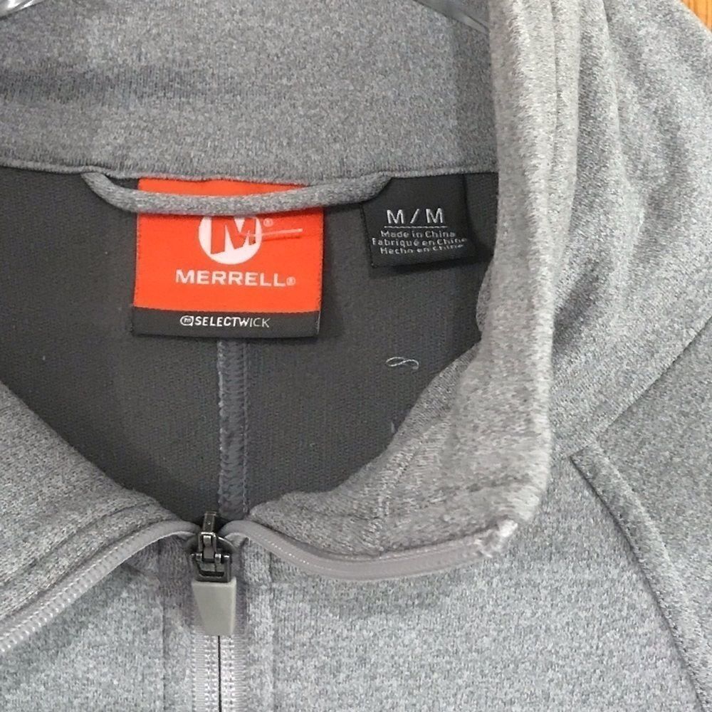 Merrill Women’s Zip Up Long Sleeve Gray Jacket - Picture 3 of 8